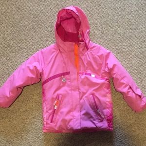 Girls pink winter jacket